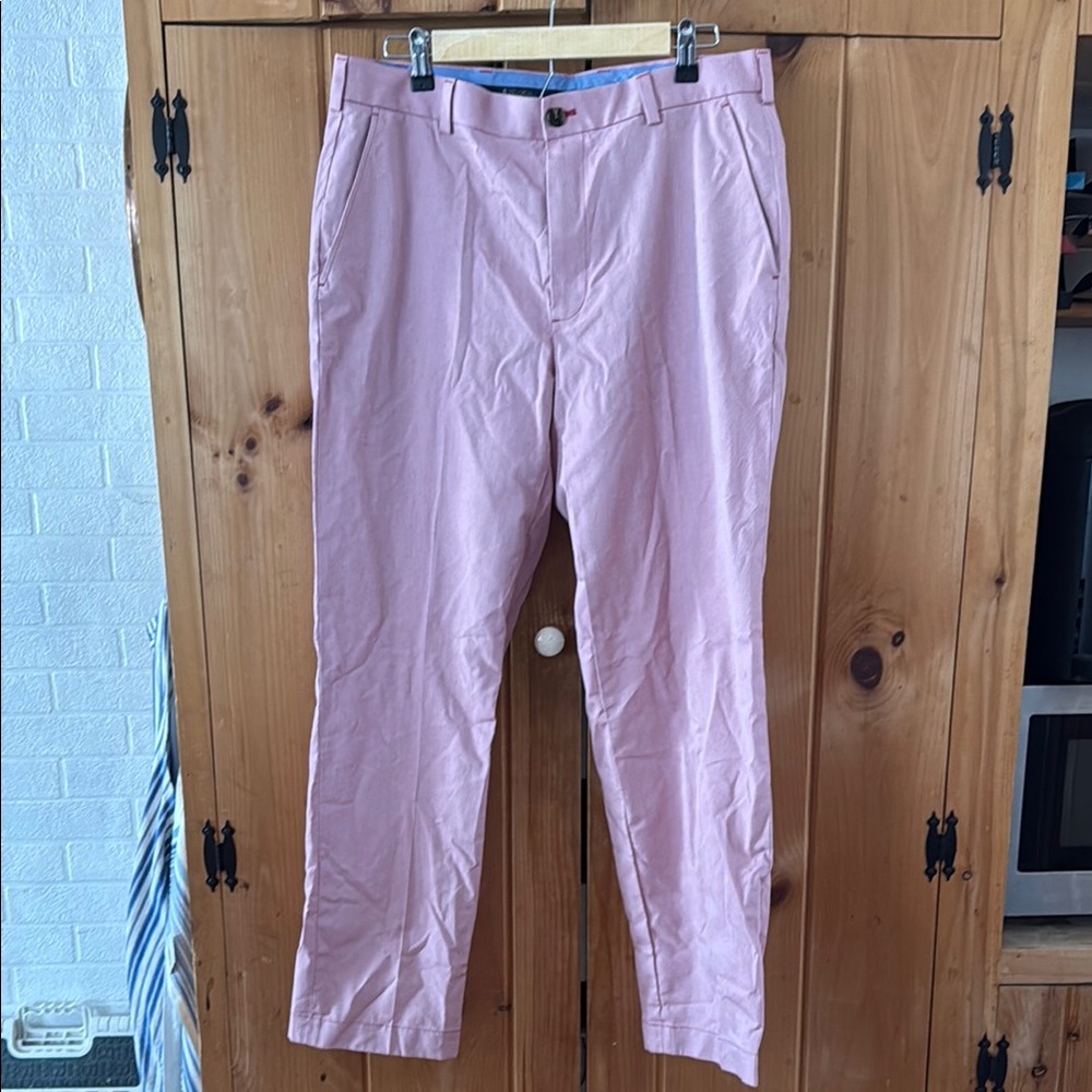 Men's Chambray Pink/Red Pants